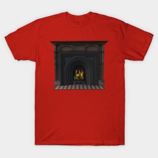 Christmas Fireplace T-Shirt